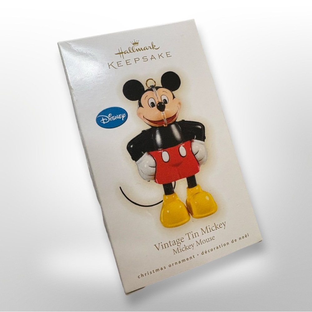 Vintage Tin Mickey - Mickey Mouse - 2009 3.5" Hallmark Keepsake Ornament